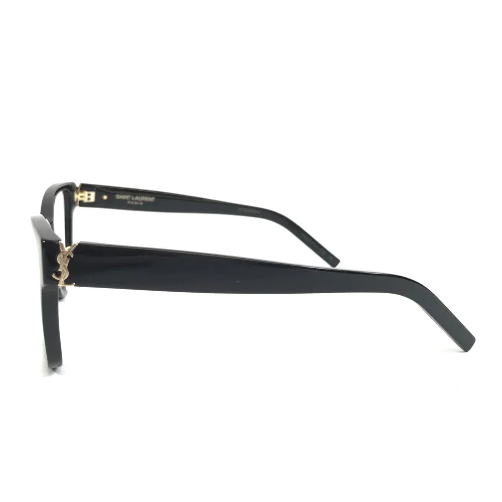 Saint Laurent Eyeglasses Frames SL M158/F 001 Shiny Black Cat Eye 54-19-145